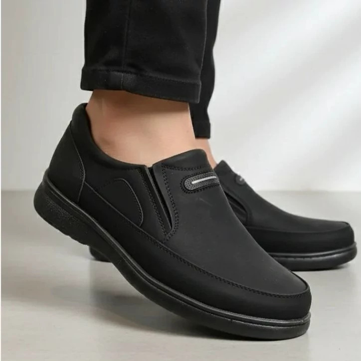 کفش طبی مردانه چرم زیره نرم بسیار سبک و با کیفیت alfo