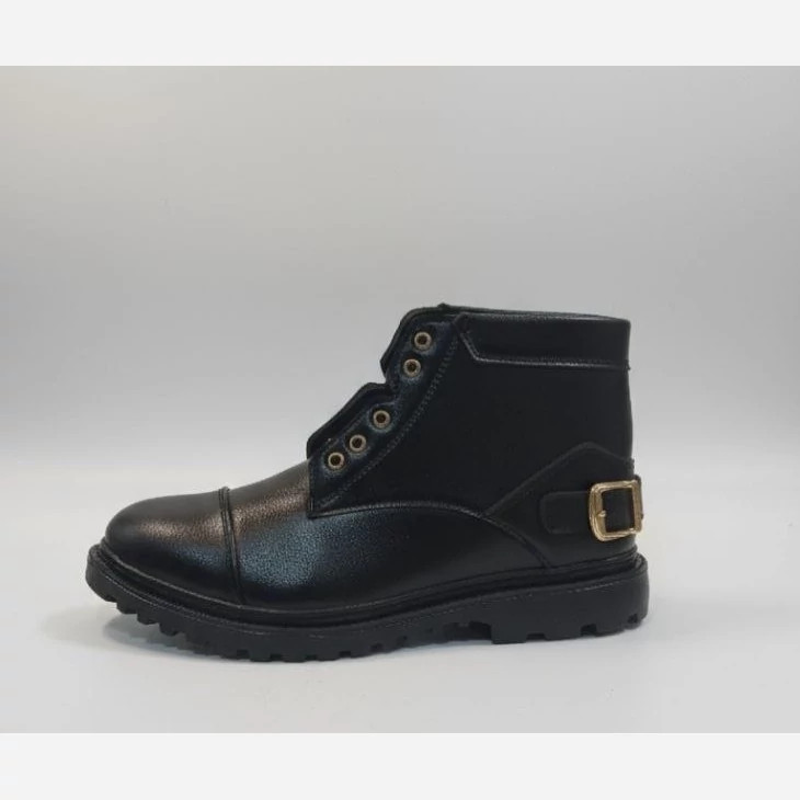 نیم بوت مردانه چرم مدل پالرمو ضد آب و دوردوخت