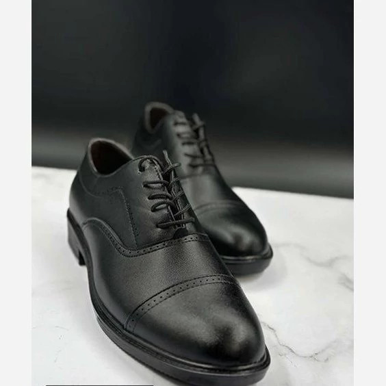 کفش چرم مردانه رسمی و مجلسی مدل بارسلون