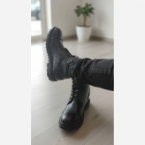 نیم بوت مردانه چرم مدل پالرمو ضد آب و دوردوخت