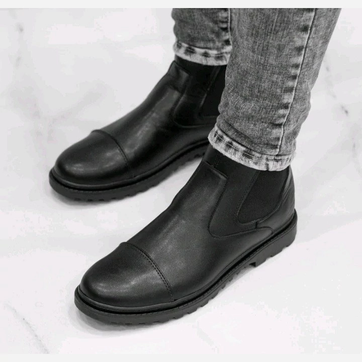 نیم بوت مردانه ksh11رویه چرم درجه 1