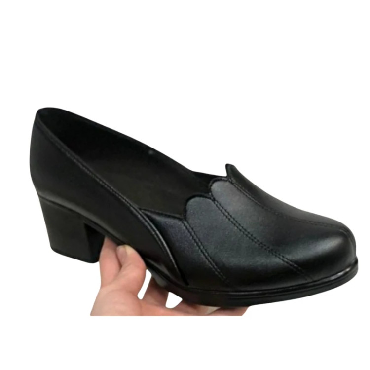 کفش زنانه طبی پاشنه دار چرمی طرح zara