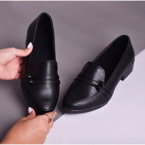 کفش زنانه مدل آتوسا اداری مجلسی چرم خارجی درجه 1 بازیره بسیار سبک و راحت