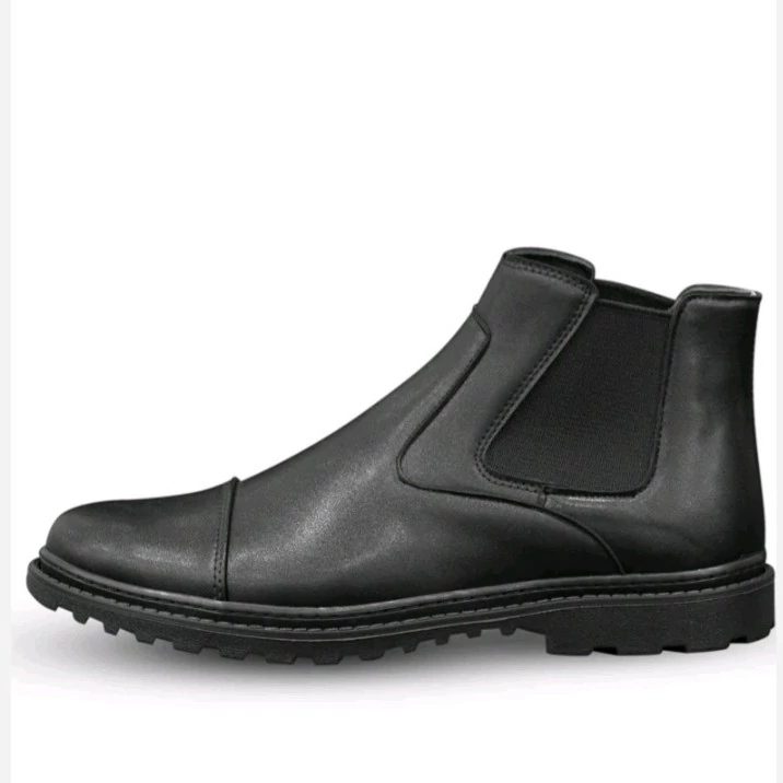 نیم بوت مردانه چرم خارجی درجه 1 مدل italy شیک و بادوام