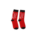 جوراب ساقدار طرح فانتزی کوکاکولا cocacola نخی فری سایز زنانه