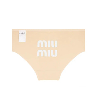 شورت زنانه اسلیپ نخی پشت چاپی Miu Miu سایز 3XL برند کندیمیز